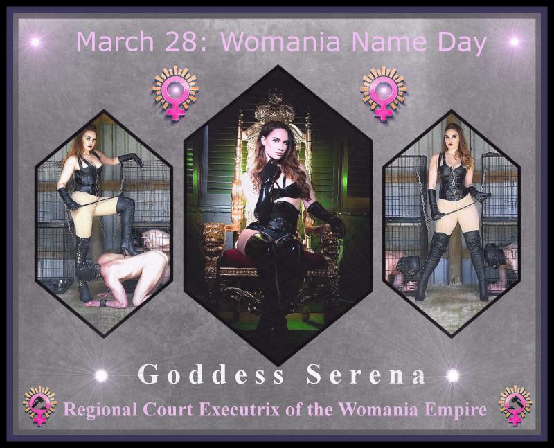 Womania Name Day - GODDESS SERENA