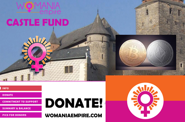 Donate for our Castle with Bitcoin or Ethereum