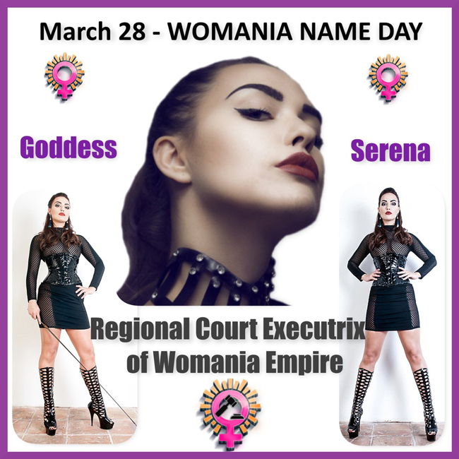 Womania Name Day - Goddess Serena !