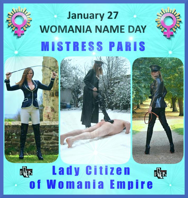 Womania Name Day - MISTRESS PARIS !