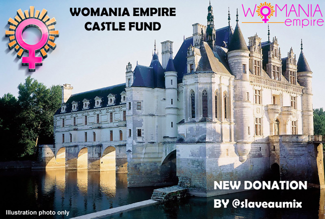 New donation for Womania Empire Castle Fund!