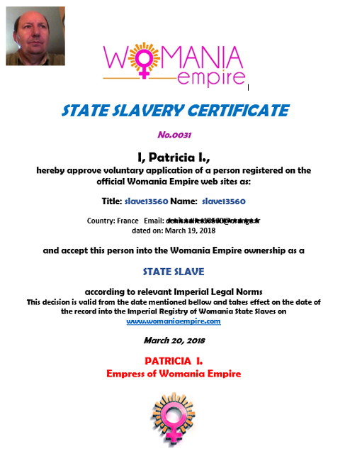 New state slave of Womania Empire