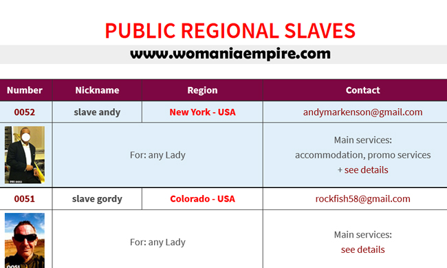 New Public Regional Slaves