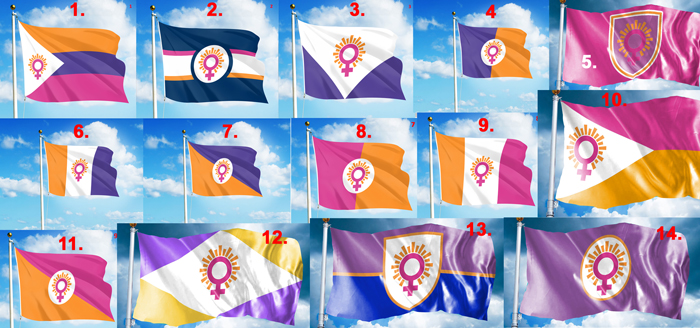 State flag of Womania Empire