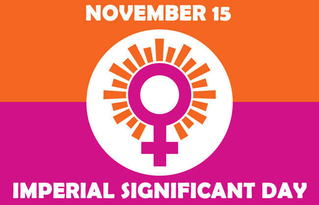 IMPERIAL SIGNIFICANT DAY - NOVEMBER 15 !