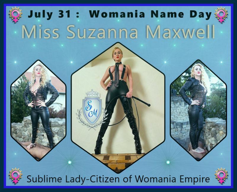 Womania Name Day - Miss Suzanna Maxwell